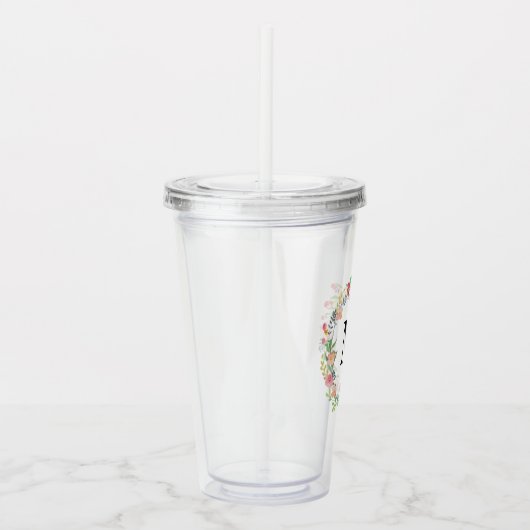 Persoonlijke bruiloft Bridesmaid / Maid of Honor Acryl Drinkbeker (Rechts)