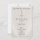 Persoonlijke, bruiloft Dank u Kaarten met Afbeeldi (Achterkant)