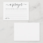 Persoonlijke bruiloft - Eenvoudig Contactkaartje (Voorkant / Achterkant)