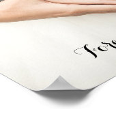 Persoonlijke bruiloft Foto voor altijd en altijd Poster (Hoek)