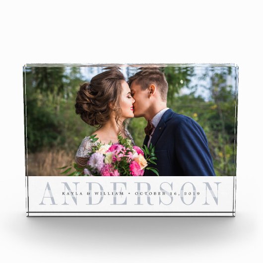 Persoonlijke bruiloft fotoblokkering fotoblokken (Voorkant)