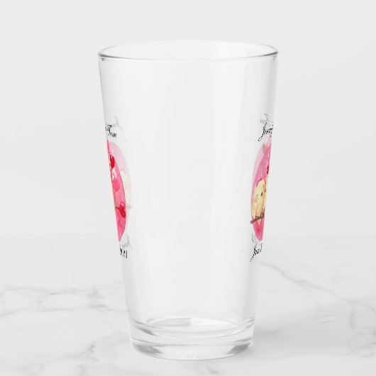 Persoonlijke bruiloft glas (Links)