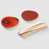 Persoonlijke bruiloft handwaaier (Niet-gemonteerd)