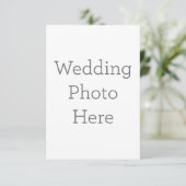 8,9 x 12,7 cm Enkele bedankkaart (Staand voorkant)