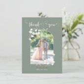 Persoonlijke bruiloft - Hartelijk dank Bedankkaart (Staand voorkant)