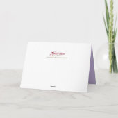 Persoonlijke bruiloft Jubileum aan weduwe Kaart (Achterkant)