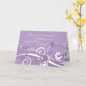 Persoonlijke bruiloft Jubileum aan weduwe na vrouw Kaart (Gele Bloem)