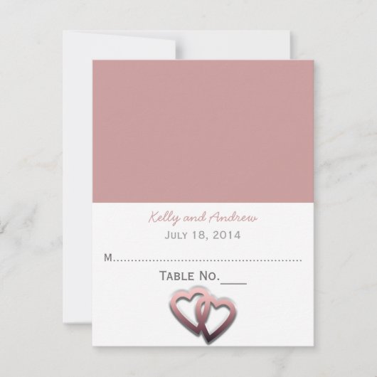 Persoonlijke bruiloft kaart (Voorkant)