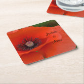 Persoonlijke bruiloft kartonnen onderzetters (Schuin)