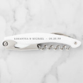 Persoonlijke bruiloft kurkentrekker (Voorkant)