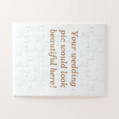 Persoonlijke bruiloft legpuzzel (Horizontaal)