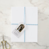 Persoonlijke bruiloft Lijst Foto Hartelijk dank Cadeaulabel (Met Touw)
