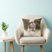 Persoonlijke bruiloft Naam en datum opslaan foto Kussen (Stoel)