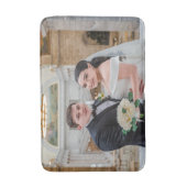 Persoonlijke bruiloft of Jubileum Bath Mat (Voorkant Verticaal)