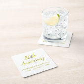 Persoonlijke bruiloft papier feest drank onderzett kartonnen onderzetters (Insitu)