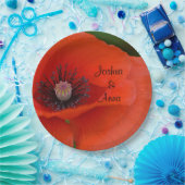 Persoonlijke bruiloft papieren bordje (Feest)