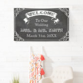 Persoonlijke bruiloft, reünie, feestbanner spandoek (Insitu)