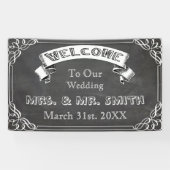 Persoonlijke bruiloft, reünie, feestbanner spandoek (Horizontaal)