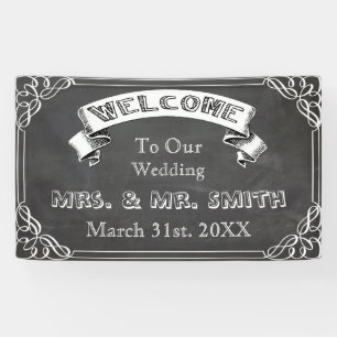 Persoonlijke bruiloft, reünie, feestbanner spandoek