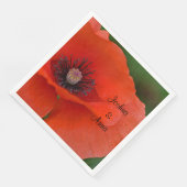 Persoonlijke bruiloft servet (Hoek)