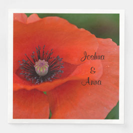 Persoonlijke bruiloft servet