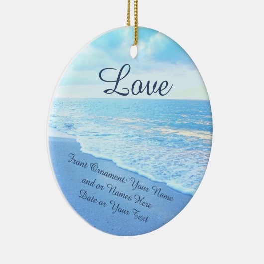 Persoonlijke bruiloft-siervoorwerpen keramisch ornament (Rechts)