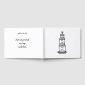 Persoonlijke bruiloft ter illustratie van het huwe gastenboek (Volledig)