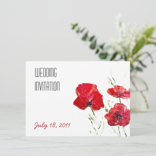 Persoonlijke bruiloft / Uitnodiging tot Jubileum (Staand voorkant)