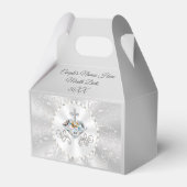 Persoonlijke bruiloft voor dozen of Jubileum Bedankdoosjes (Achterkant)