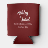 Persoonlijke bruiloft voor Koelbox Blikjeskoeler (Voorkant)