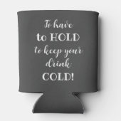 Persoonlijke bruiloft voor Koelbox Blikjeskoeler (Achterkant)