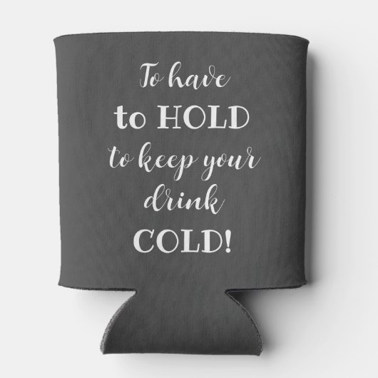 Persoonlijke bruiloft voor Koelbox Blikjeskoeler (Achterkant)