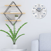 Persoonlijke bruiloft voor paar grote klok