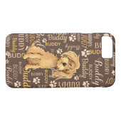 Persoonlijke bruine hond Case-Mate iPhone case (Achterkant (Horizontaal))