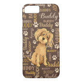 Persoonlijke bruine hond Case-Mate iPhone case (Achterkant)