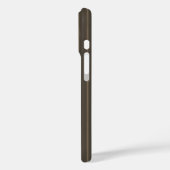 Persoonlijke bruine retro pinstripes Case-Mate iPhone case (Achterkant / Links)