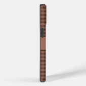 Persoonlijke bruine speldentelefoontas Case-Mate iPhone case (Achterkant / Rechts)