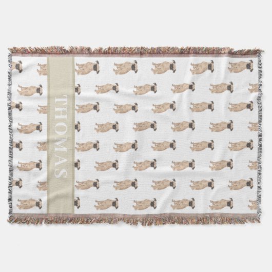 Persoonlijke Brussels Griffon Deken (Voorkant)