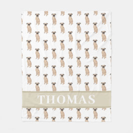 Persoonlijke Brussels Griffon Fleece Deken