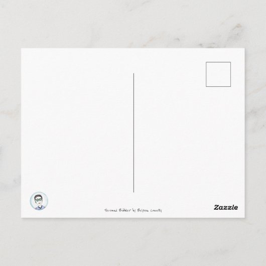 Persoonlijke bubbels - Mensen Briefkaart (Achterkant)