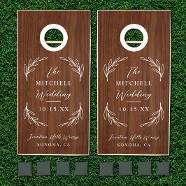 Persoonlijke Buitenspelletjes Elegante Rustieke Br