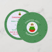Persoonlijke Bulgaarse engel kerst vlag Kaart (Voorkant / Achterkant)
