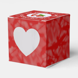 Persoonlijke Bulgaarse Rode LOVE Vlag Bedankdoosjes