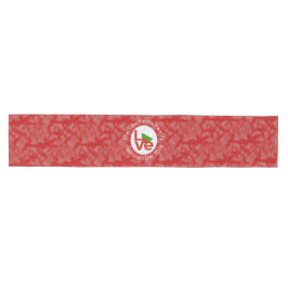 Persoonlijke Bulgaarse Rode LOVE Vlag Medium Tafelloper