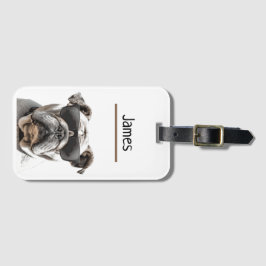 Persoonlijke Bulldog Bagagelabel