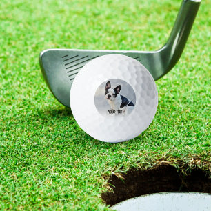 Persoonlijke Bulldog Foto en Bulldog Naam Golfballen
