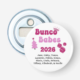 Persoonlijke Bunco Babe Button Flesopener