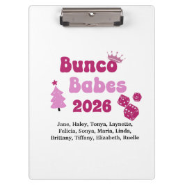 Persoonlijke Bunco Babe Klembord