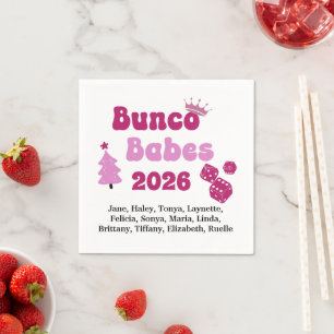 Persoonlijke Bunco Babe Servet