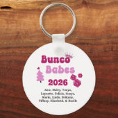 Persoonlijke Bunco Babe Sleutelhanger (Voorkant)